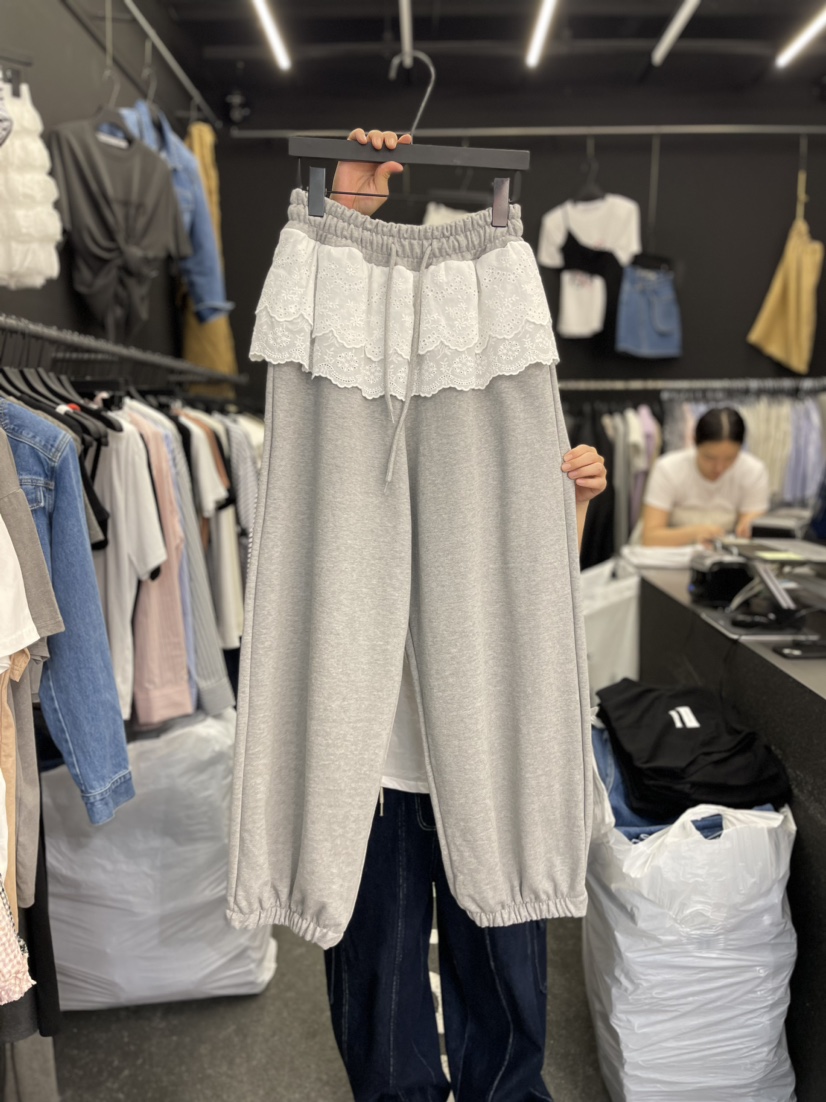 PROJECT ELF/ELF韓國直郵女裝新品真品24春夏推薦裙褲蕾絲OURMOMENT裙褲