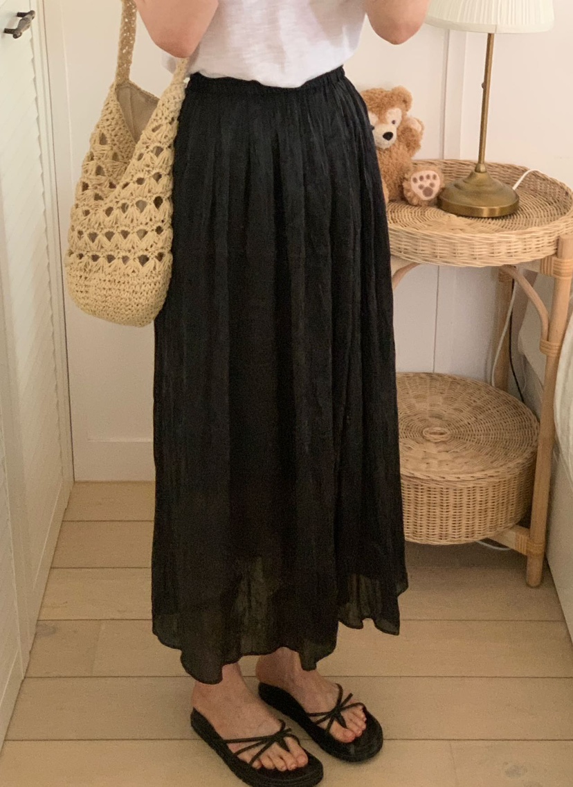 PEPPER韓國直郵東大門代購女裝新品熱賣休閑推薦人氣真品長裙PEPPER長裙