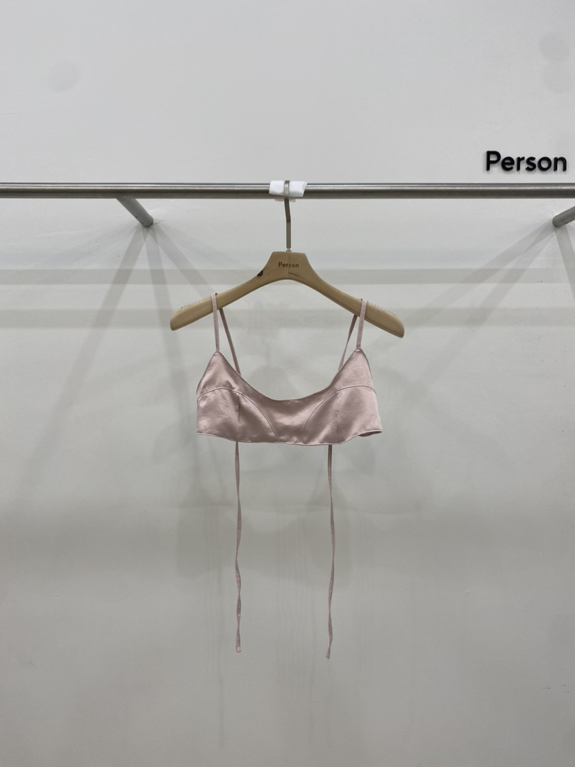 Person韓國直郵女裝新品24春夏推薦職業熱賣真品吊帶背心PERSON吊帶/背心圖色1