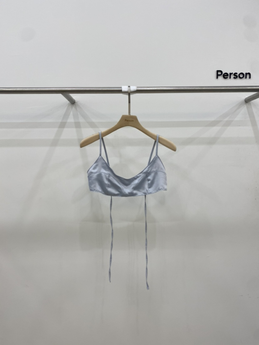 Person韓國直郵女裝新品24春夏推薦職業熱賣真品吊帶背心PERSON吊帶/背心圖色2