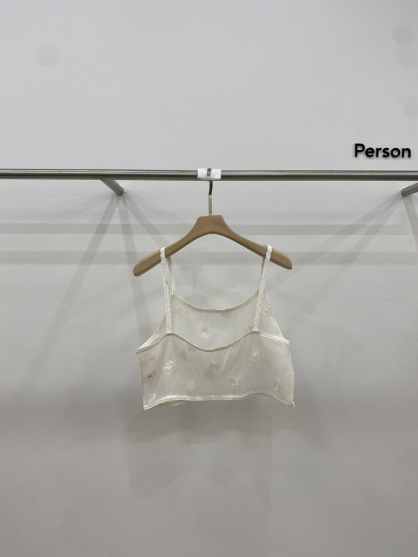 Person直郵韓國代購女裝新款推薦休閑職業24春夏吊帶背心PERSON吊帶/背心