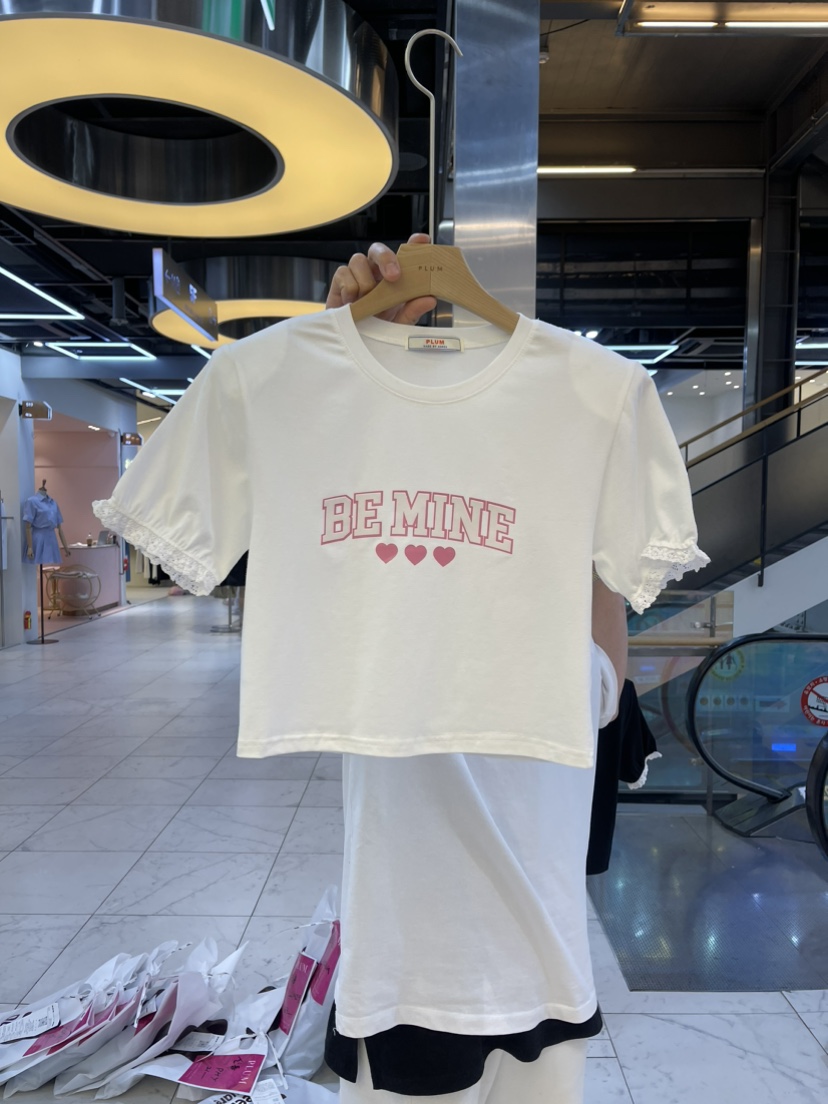 PLUM韓國直郵東大門實拍女裝新品24春夏人氣時尚休閑推薦T恤PLUMT恤圖色1