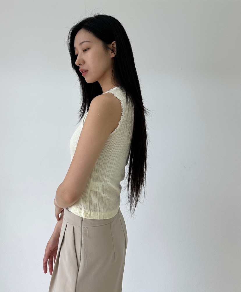 A.VER韓國直郵東大門實拍女裝新品職業休閑真品吊帶背心蕾絲A.VER吊帶/背心