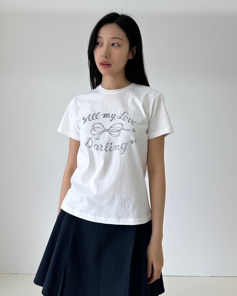 A.VER直郵韓國代購女裝新款時尚休閑職業熱賣推薦真品24春夏T恤A.VERT恤