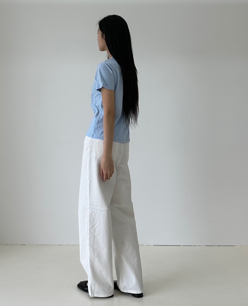 A.VER直郵韓國代購女裝新款時尚休閑職業熱賣推薦真品24春夏T恤A.VERT恤