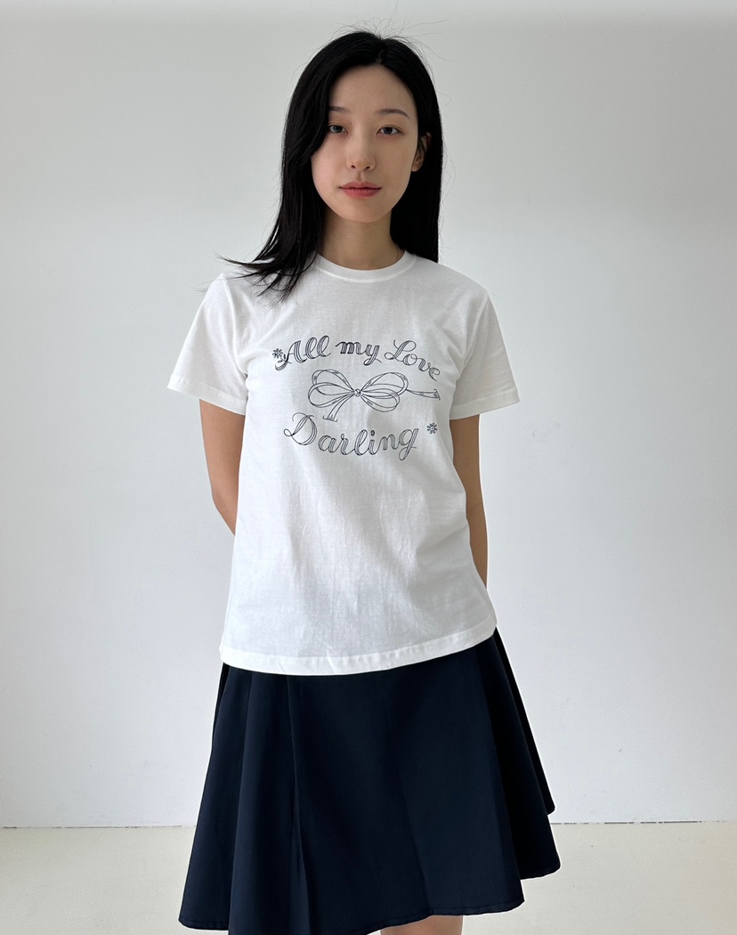 A.VER直郵韓國代購女裝新款時尚休閑職業熱賣推薦真品24春夏T恤A.VERT恤