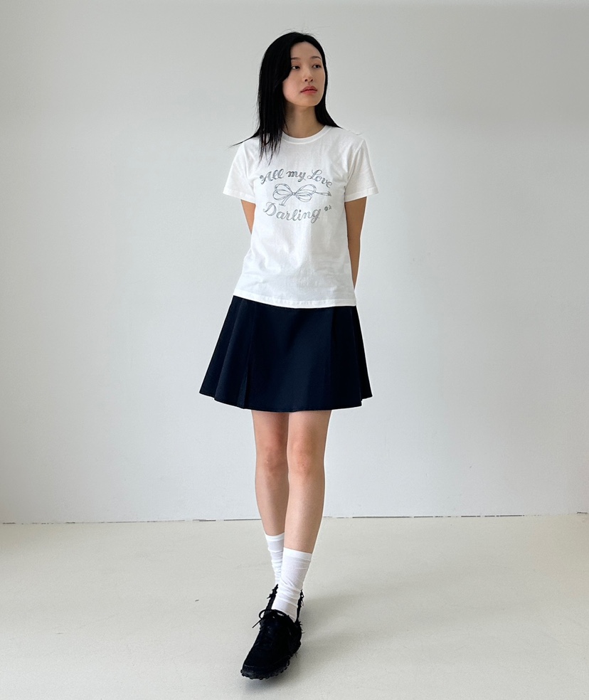 A.VER直郵韓國代購女裝新款時尚休閑職業熱賣推薦真品24春夏T恤A.VERT恤