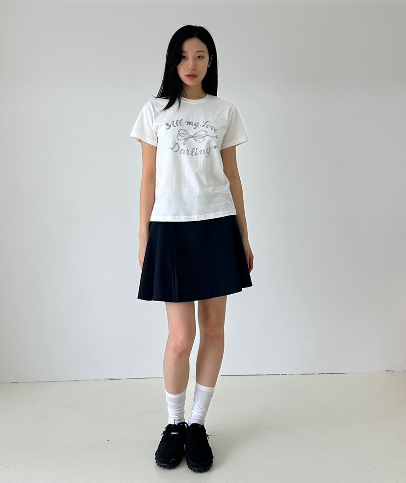 A.VER直郵韓國代購女裝新款時尚休閑職業熱賣推薦真品24春夏T恤A.VERT恤