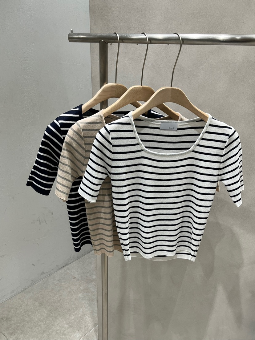 BLACK LABEL韓國直郵東大門實拍女裝新品時尚24春夏人氣T恤EVERCOMMERCE METICULOUSLY DESIGNEDT恤