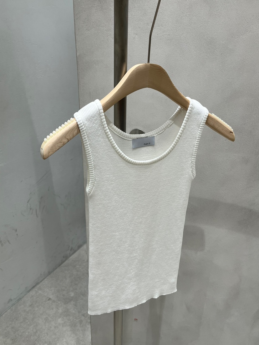BLACK LABEL韓國直郵東大門代購女裝新品時尚24春夏吊帶背心EVERCOMMERCE METICULOUSLY DESIGNED吊帶/背心