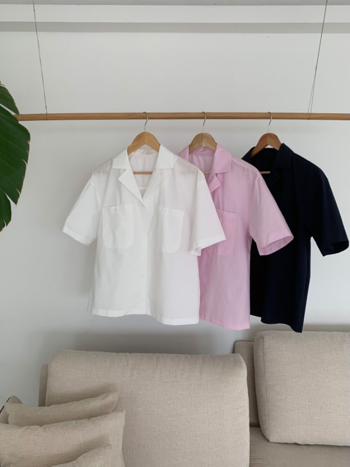 DOIT直郵韓國代購女裝新品休閑職業24春夏時尚襯衫蕾絲衫DOIT襯衫/蕾絲衫