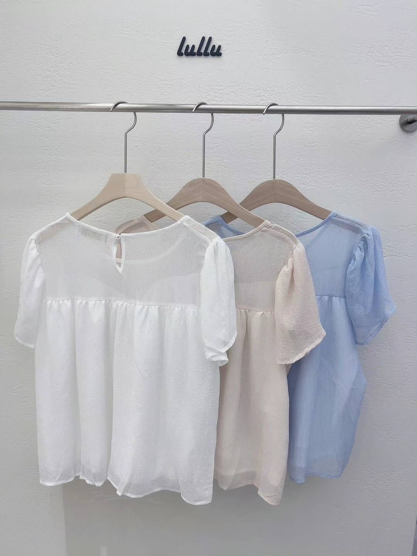 LIVE/LULULALLA韓國直郵東大門實拍女裝新品休閑襯衫蕾絲衫LIVE/LULULALLA襯衫/蕾絲衫