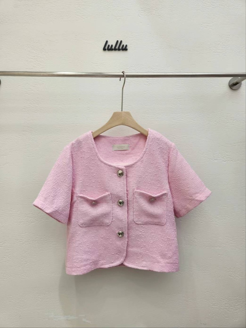 LIVE/LULULALLA直郵韓國代購女裝新品休閑熱賣24春夏夾克口袋LIVE/LULULALLA夾克