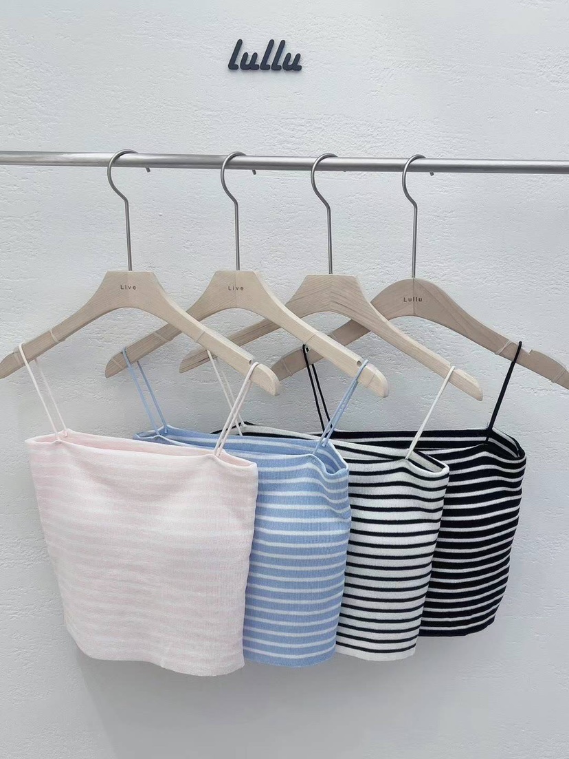 LULULALLA直郵韓國代購女裝新款職業時尚熱賣休閑24春夏吊帶背心LULULALLA吊帶/背心