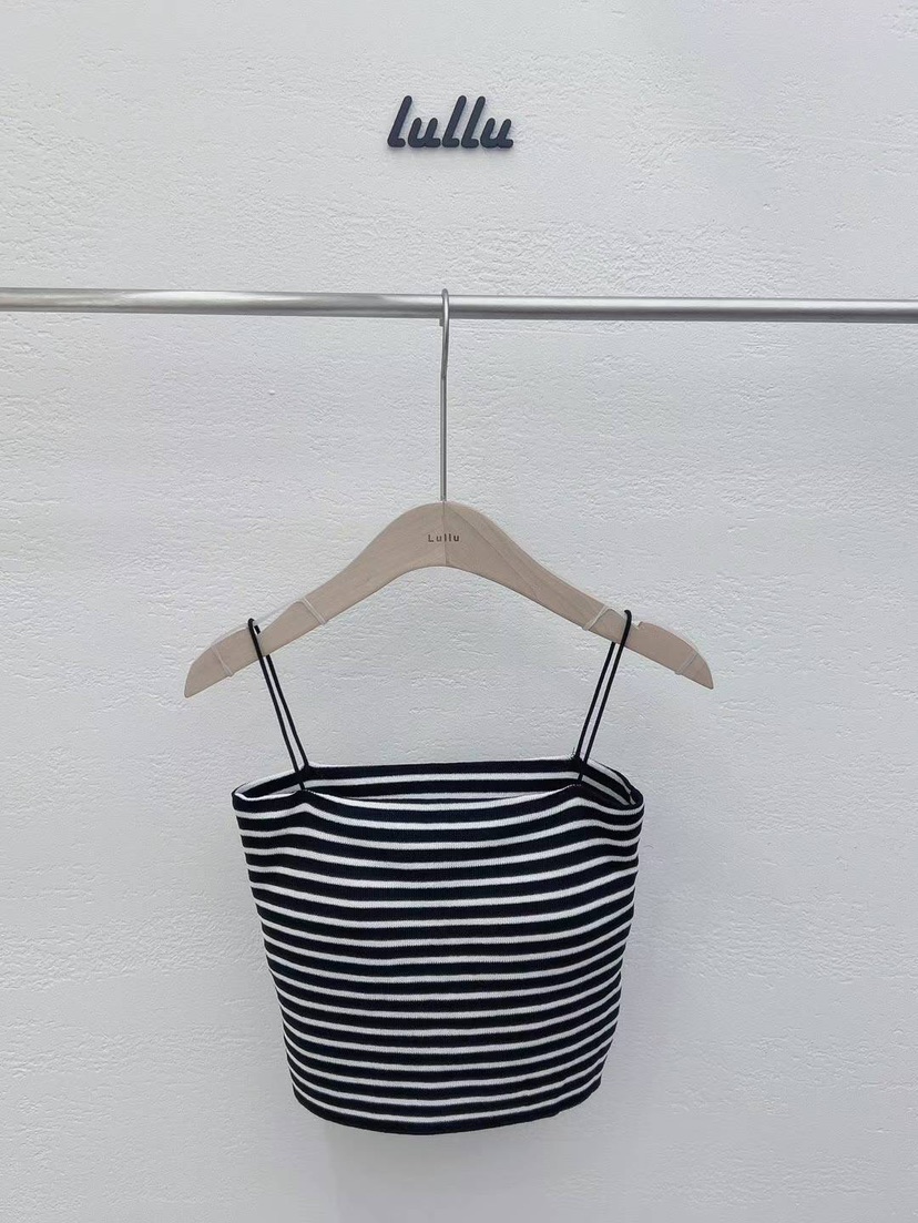 LULULALLA直郵韓國代購女裝新款職業時尚熱賣休閑24春夏吊帶背心LULULALLA吊帶/背心圖色3
