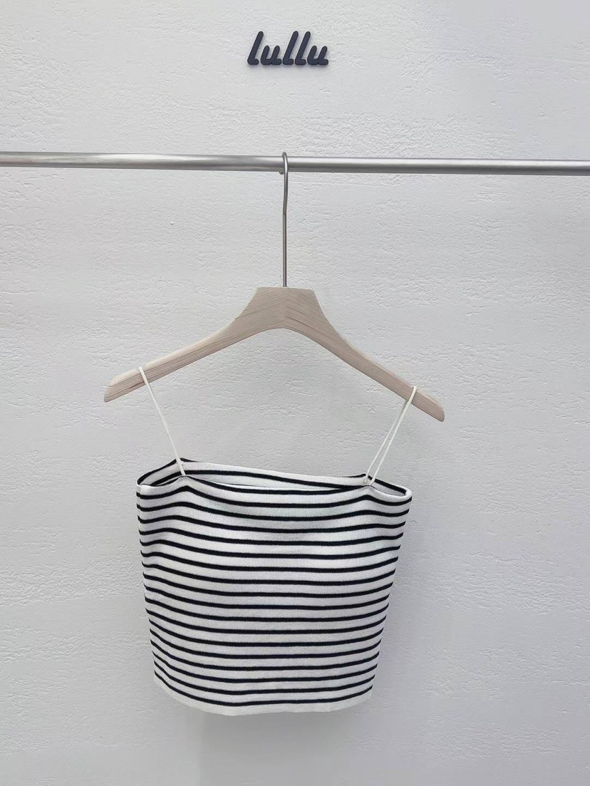 LULULALLA直郵韓國代購女裝新款職業時尚熱賣休閑24春夏吊帶背心LULULALLA吊帶/背心圖色4