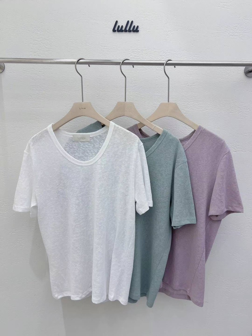 LULULALLA韓國直郵東大門代購女裝新款推薦休閑熱賣人氣T恤LULULALLAT恤