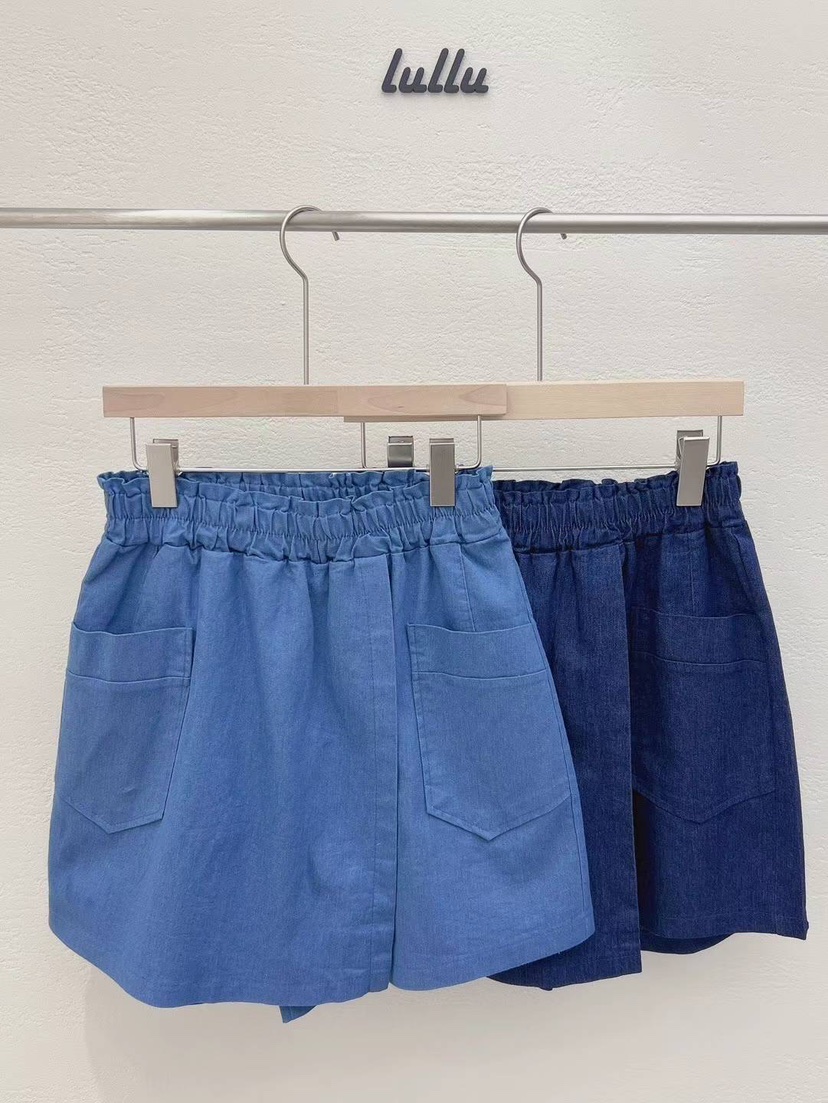 LULULALLA韓國直郵女裝新款職業真品休閑24春夏熱賣裙褲口袋LULULALLA裙褲
