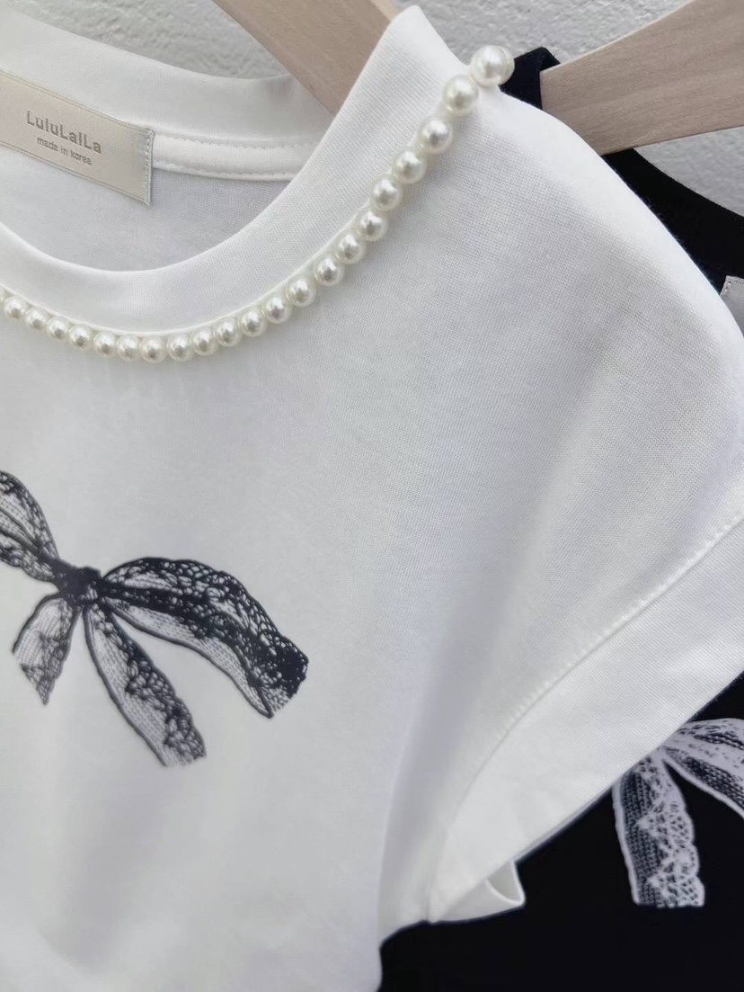 LULULALLA韓國直郵東大門實拍女裝新品人氣熱賣職業時尚T恤LULULALLAT恤