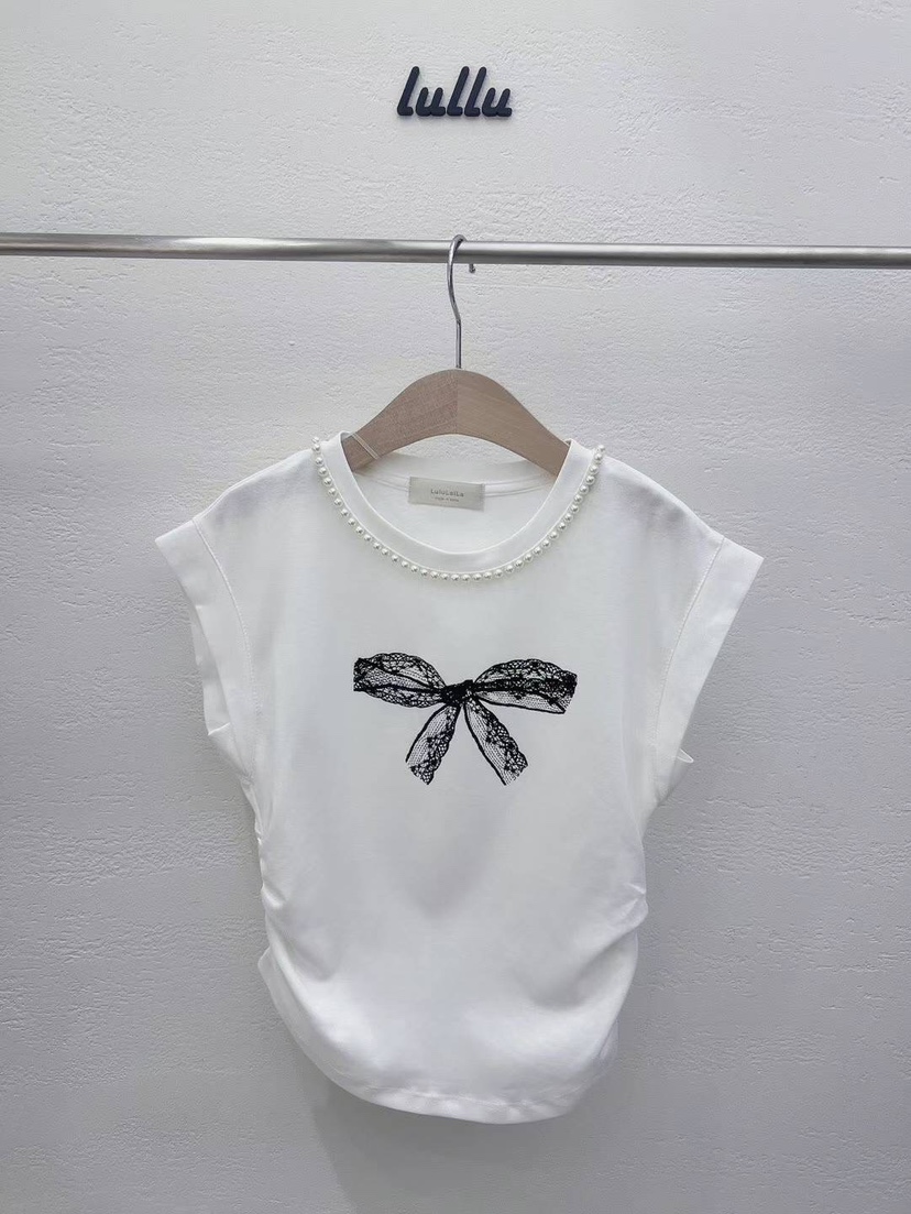 LULULALLA韓國直郵東大門實拍女裝新品人氣熱賣職業時尚T恤LULULALLAT恤圖色1