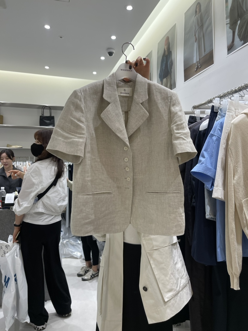 WOOD SAGE韓國直郵東大門代購女裝新品真品推薦休閑熱賣夾克WOOD SAGE夾克