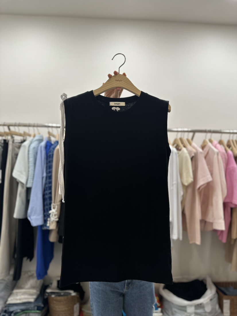 Delight直郵韓國代購女裝新品推薦熱賣時尚休閑吊帶背心刺繡DELIGHT吊帶/背心圖色2