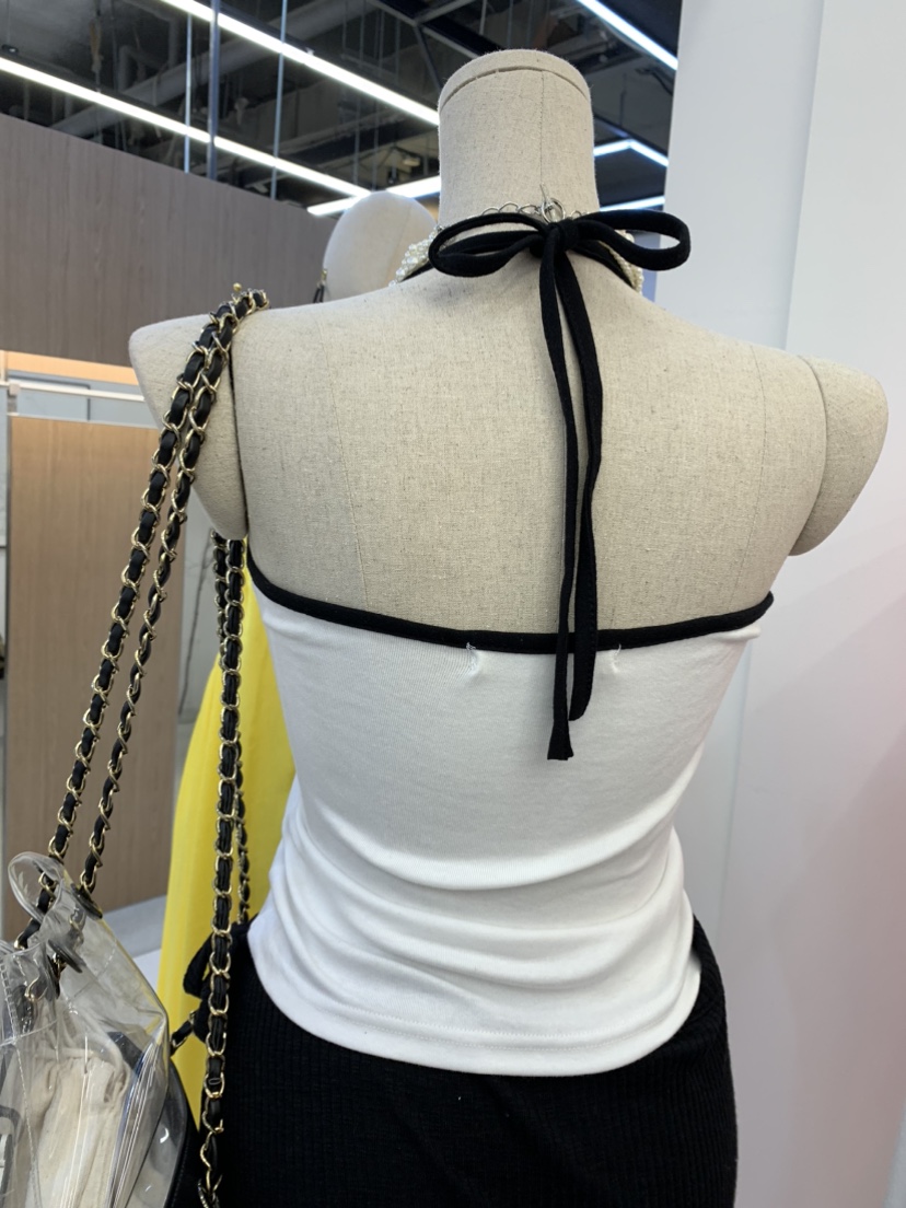 SAEGGAM韓國直郵東大門代購女裝新品真品24春夏時尚吊帶背心SAEGGAM吊帶/背心