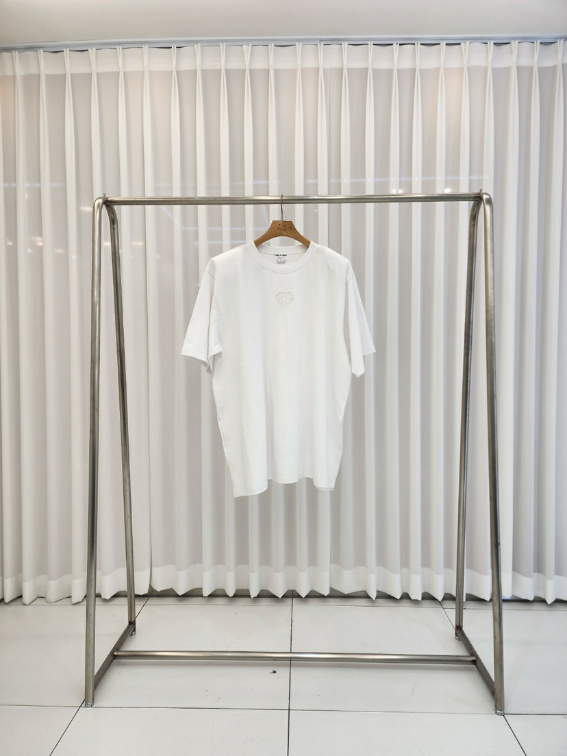 THE FIRST-Q直郵韓國代購女裝新品職業熱賣時尚24春夏T恤刺繡THE FIRST-QT恤