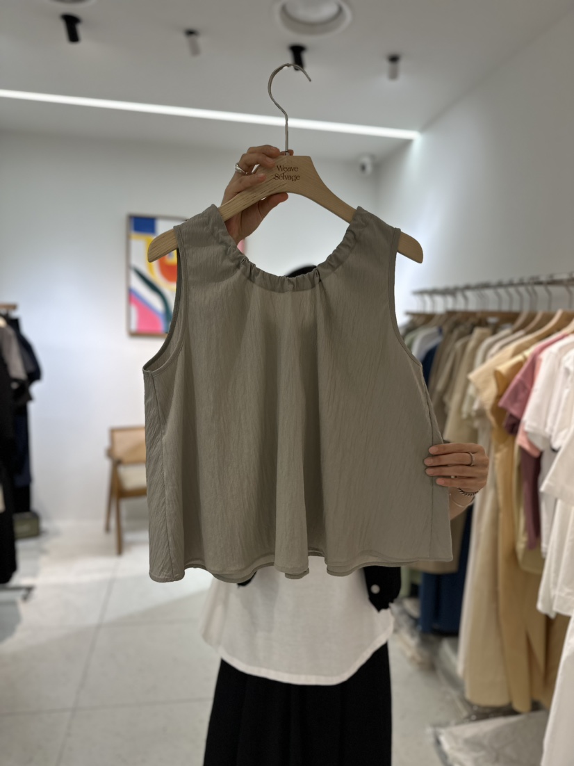 WEAUE SELVAGE直郵韓國代購女裝新品休閑時尚職業吊帶背心WEAUE SELVAGE吊帶/背心圖色3