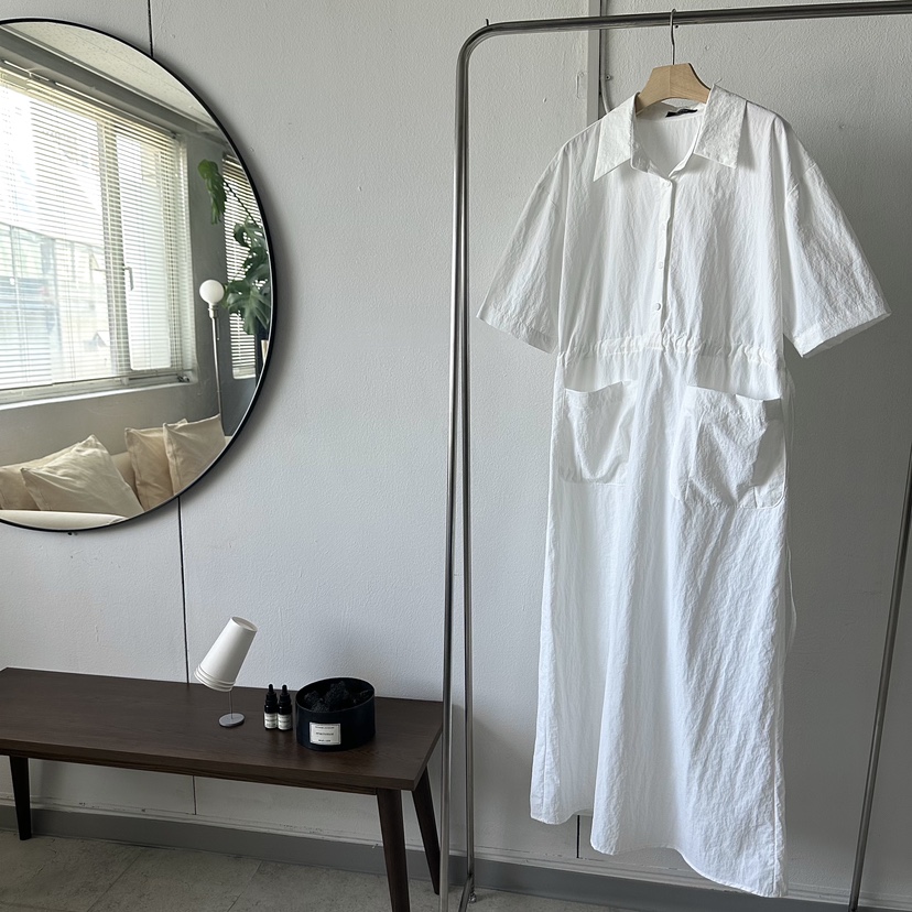 BONHEUR韓國直郵東大門代購女裝新品24春夏熱賣連衣裙口袋CHARMING連衣裙