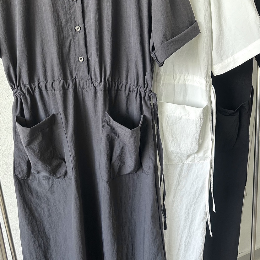 BONHEUR韓國直郵東大門代購女裝新品24春夏熱賣連衣裙口袋CHARMING連衣裙