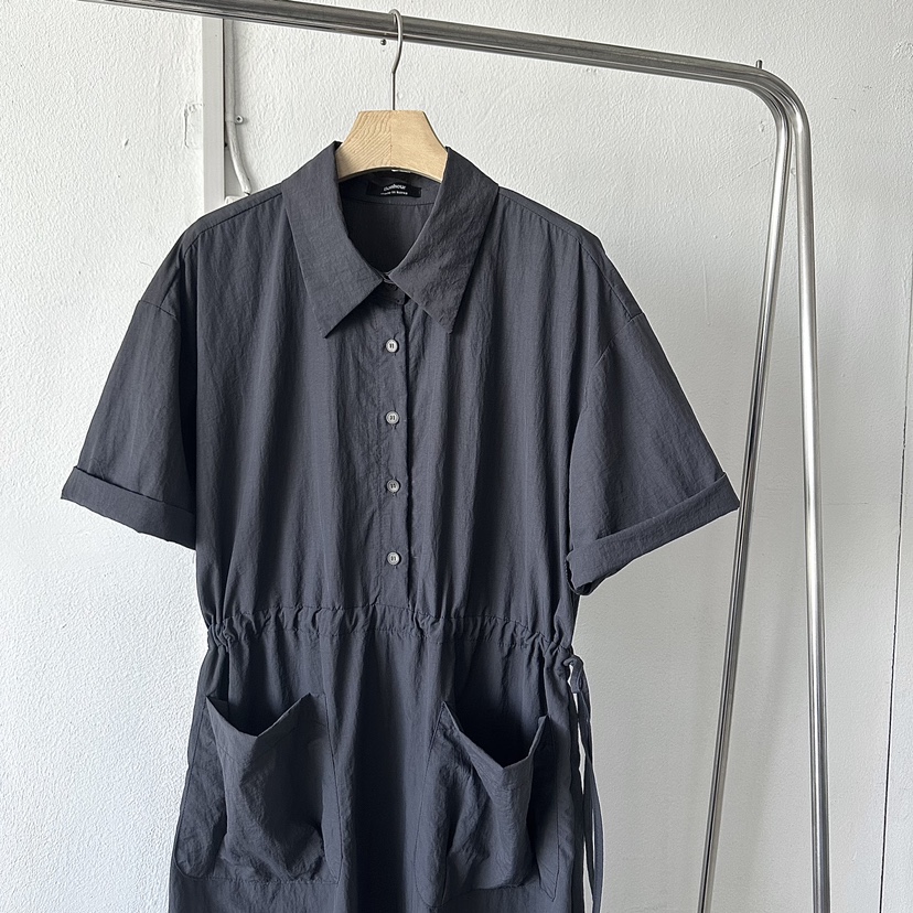 BONHEUR韓國直郵東大門代購女裝新品24春夏熱賣連衣裙口袋CHARMING連衣裙