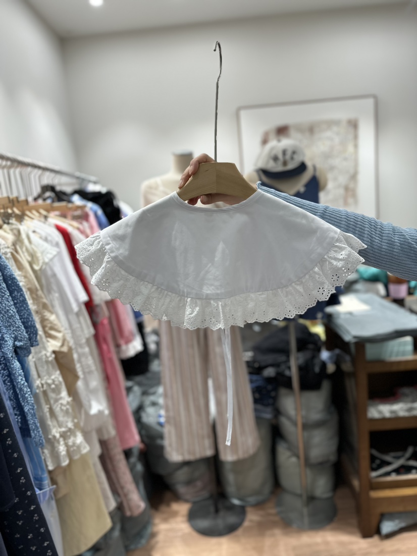 DELICIOUS韓國直郵東大門代購女裝新品休閑人氣24春夏假領NOVUS假領