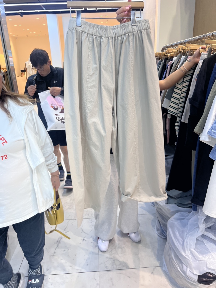 OTGEULY直郵韓國代購女裝新款人氣真品時尚職業24春夏休閑褲OTGEULY/衣架牌休閑褲圖色4
