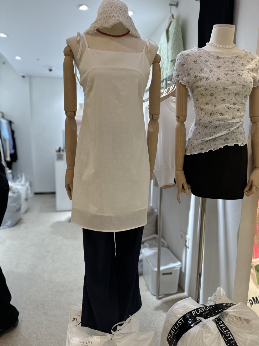 PLAYLIST韓國直郵女裝新品休閑熱賣時尚24春夏推薦連衣裙confetti連衣裙
