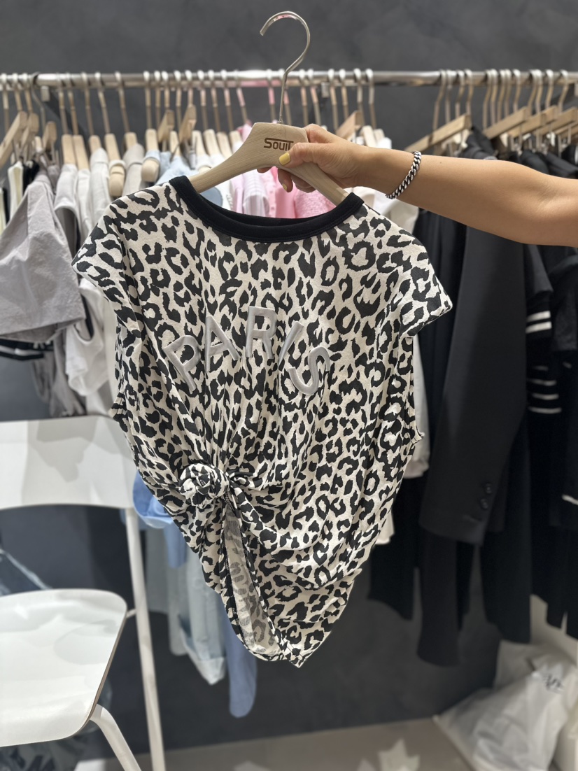 SOUIT直郵韓國代購女裝新品時尚職業人氣熱賣真品推薦休閑T恤SOUIT by mabel-LT恤圖色1