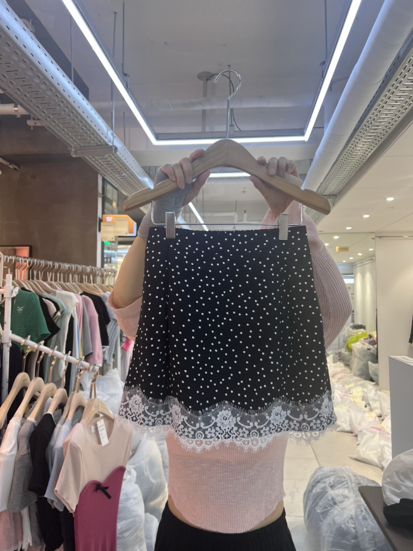 SAGE BRUSH直郵韓國代購女裝新品時尚真品休閑24春夏短裙蕾絲SAGE BRUSH短裙