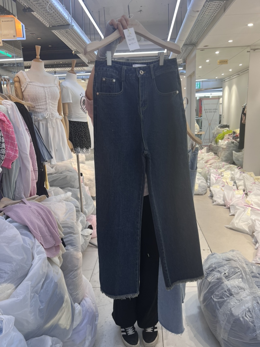 SAGE BRUSH韓國直郵女裝新品時尚職業真品休閑牛仔褲牛仔布SAGE BRUSH牛仔褲圖色2