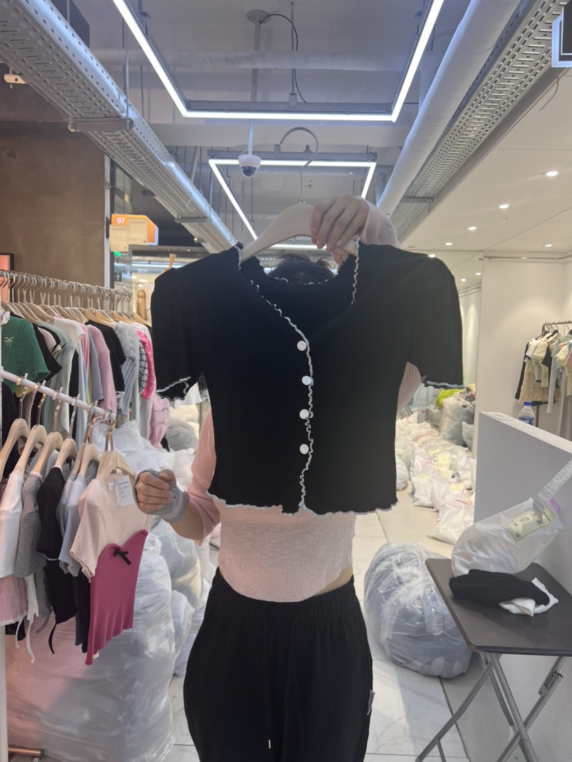 SAGE BRUSH韓國直郵女裝新品24春夏熱賣休閑職業時尚針織衫SAGE BRUSH針織衫圖色2
