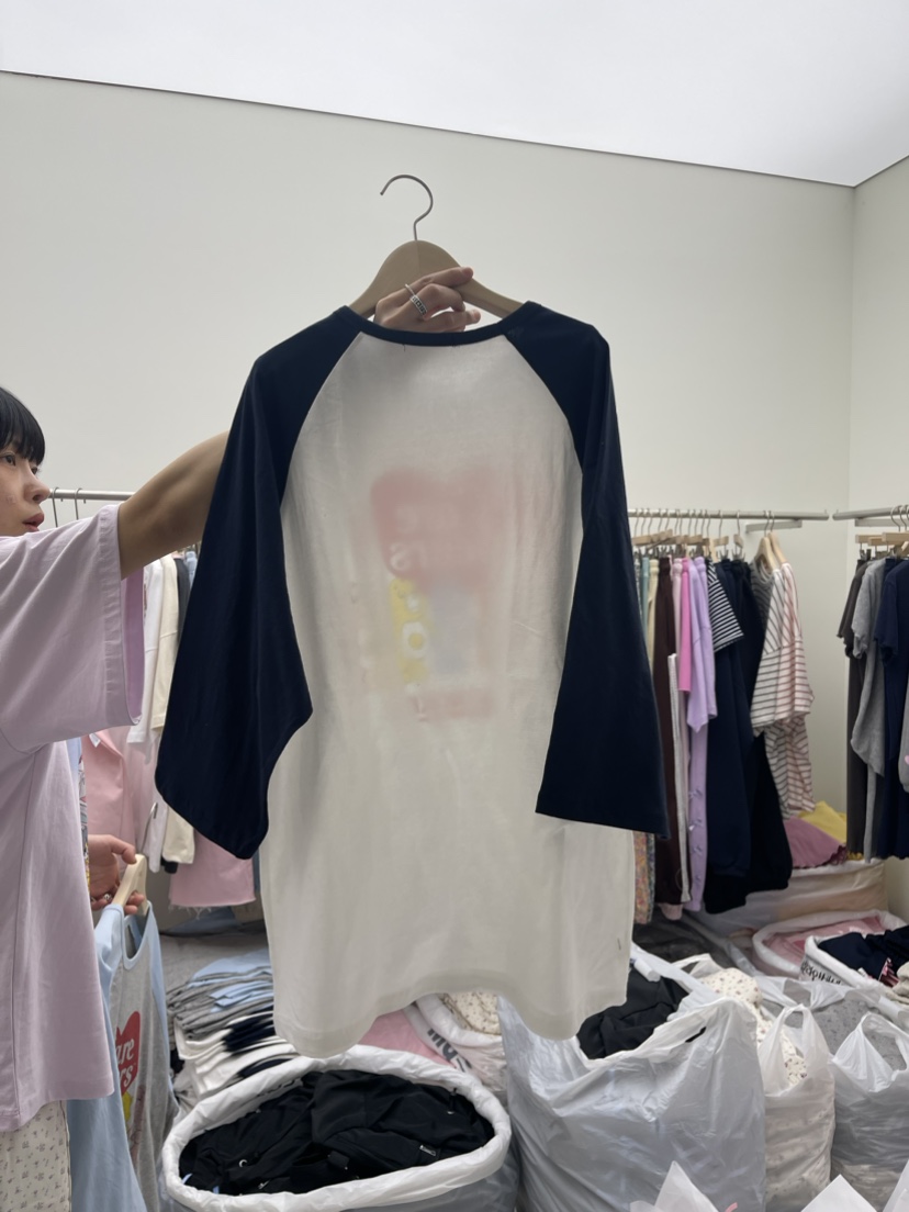 TOLL韓國直郵東大門實拍女裝新款真品人氣24春夏熱賣休閑T恤TOLLT恤