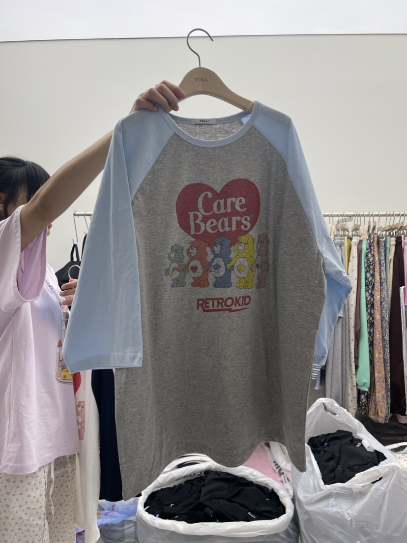 TOLL韓國直郵東大門實拍女裝新款真品人氣24春夏熱賣休閑T恤TOLLT恤