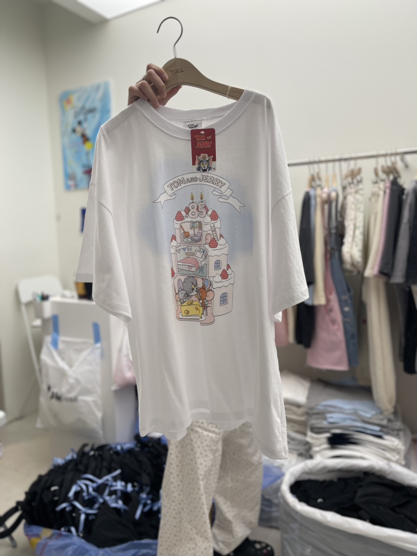 TOLL直郵韓國代購女裝新款人氣真品時尚職業推薦休閑熱賣T恤TOLLT恤