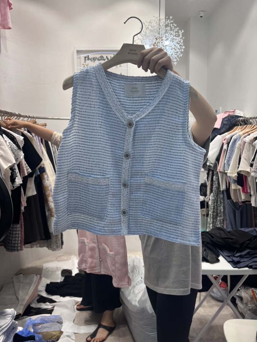 ABLE STUDIO韓國直郵東大門代購女士新品時尚推薦熱賣馬甲TERAIS馬甲
