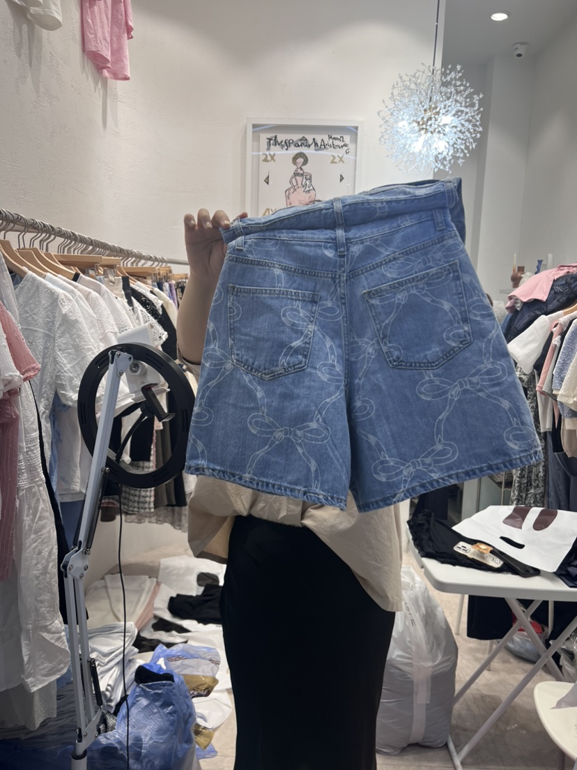 ABLE STUDIO直郵韓國代購女士新品推薦職業人氣時尚24春夏短褲CONFETTI短褲