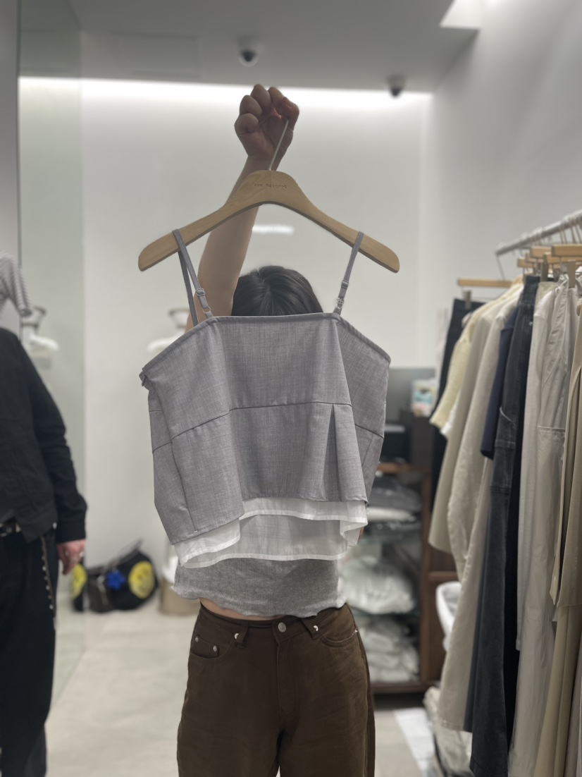 GRETA.Y韓國直郵女裝新款24春夏推薦休閑熱賣人氣吊帶背心GRETA.Y吊帶/背心