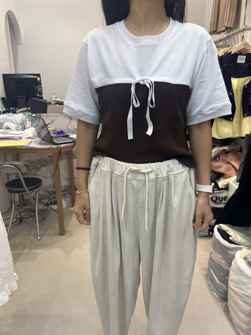 THE GARO韓國直郵東大門代購女士新品24春夏時尚人氣T恤HYPEARLT恤圖色2