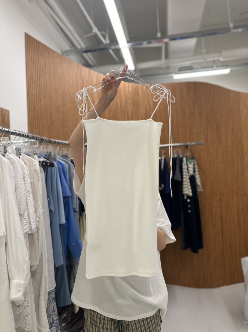THE VETIVER直郵韓國代購女士新品人氣熱賣24春夏吊帶背心VETIVER-A吊帶/背心