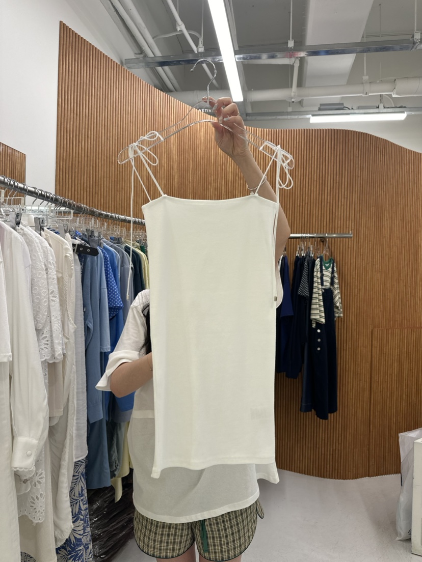 THE VETIVER直郵韓國代購女士新品人氣熱賣24春夏吊帶背心VETIVER-A吊帶/背心