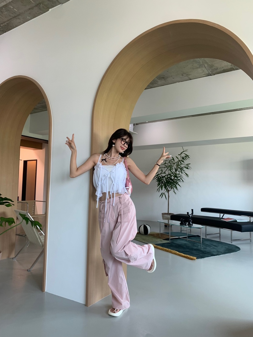 BANI BLUBH直郵韓國代購女裝新款推薦時尚休閑熱賣吊帶背心BABYTOUCH吊帶/背心