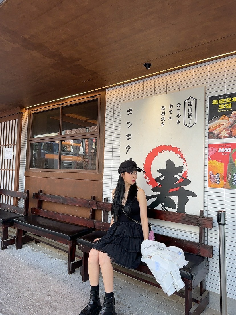 PALETTE韓國直郵東大門代購女裝新品真品休閑推薦連衣裙蕾絲PALETTE連衣裙